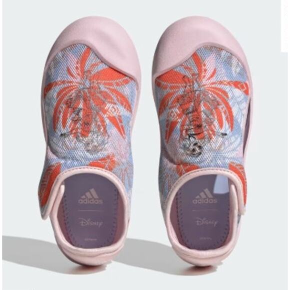 Girl's Adidas X Disney Moana Slip On Sneakers Water Pool Shoes Size 5C 5K - Picture 1 of 10